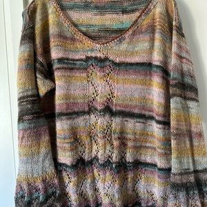 Knitting & Crochet - Bell sleeves sweater, exclusive design 🌸🌸🌸